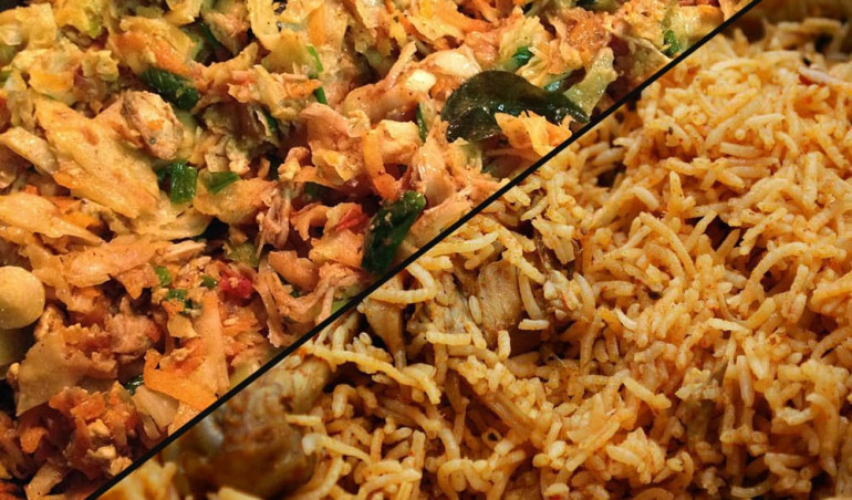 Kottu and Biiyani Food Packets